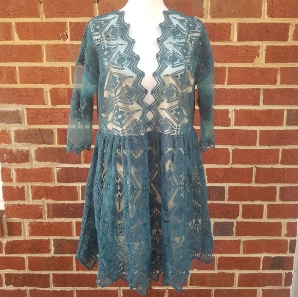 Jen's Pirate Booty Mini Romeo Babydoll Dress S - Picture 6 of 8